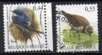 BELGIQUE N 3256 et 3257 o Y&T 2004 Oiseaux (Hirondelle et Petit Gravelot)