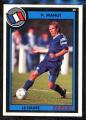Carte PANINI Football N 87   1993   P. MAHUT  Le Havre  fiche au dos