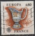 1877 - EUROPA : Faience de Strasbourg - Oblitr - anne 1976