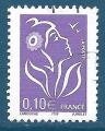 N3732a Marianne de Lamouche 0,10 violet ITVF GAO oblitr