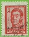 Argentina 1955-65.- San Martn. Y&T 387A. Scott O118. Michel D100.