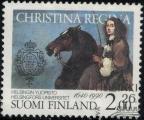 Finlande 1990 Reine Christina Queen on Horseback  cheval Y&T FI 1072 SU