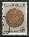 **  MAROC    0,10 d  1976  YT-796  " Monnaies marocaines "   (o)  **