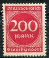 Timbre ALLEMAGNE Empire 1923  Neuf **  N 244  Y&T  