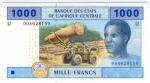 **   CAMEROUN   (BEAC)     1000  francs   2002   p-207a U    UNC   **