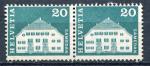 Timbre SUISSE 1968   Neuf **   N 818  Paire Horizontale   Y&T    
