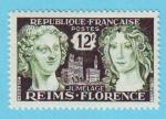 France REIMS FLORENCE 1956 / MNH**