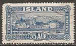 islande - n 118  obliter - 1925 (dents courtes)