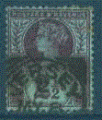 Royaume Uni - oblitr - postage et revenue (effigie de la reine) 2 1/2 d