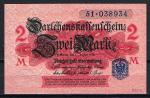 Allemagne 1914 billet 2 Mark (2) pick 55 neuf UNC