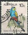 Australie 1980 Oiseau Psephotus chrysopterygius Perruche  ailes d'or SU