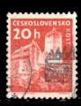 Tchecoslovaquie Yvert N1070 Oblitr 1960 Chteau de Kost