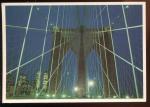  CPM non crite Etats Unis NEW YORK CITY the cables of the Brooklyn Bridge