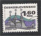 Czechoslovakia - Scott 1734   church / glise