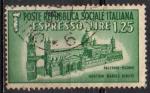 REPUBLIQUE SOCIALE ITALIENNE N lettre express 6 o Y&T 1944 Cathdrale de Palerm