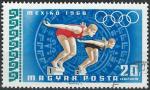 HONGRIE - 1968 - Yt PA n 301 - Ob - Jeux olympiques Mexico ; natation