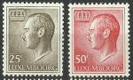 Luxembourg 1965; Y&T n 660-61 **; 2 timbres, Grand- Duc Jean