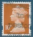 Grande-Bretagne N1964 Elizabeth II 10p orange-brun oblitr