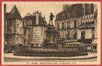 Cte-d'Or ( 21 ) Dijon : Place Franois Rude & Fontaine du Bareusai