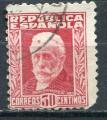 Timbre ESPAGNE 1931 - 34  Obl  N 505B  Y&T  Personnages