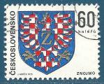 Tchcoslovaquie N2098 Armoiries de Znojmo oblitr