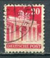 Timbre ALLEMAGNE  Bizne Anglo - Amricain 1948  Obl  N 52  Y&T