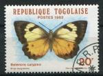 Timbre Rpublique du TOGO 1982  Obl   N 1077   Y&T   Papillon 
