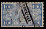 Belgique 1923 - Y&T CP146 - oblitr - chemin de fer-armoiries