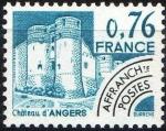 166 - Chateau d'Angers - 0,76 bleu - neuf - anne 1981  