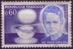 1533 - Centenaire de la naissance de Marie Curie - Oblitr - anne 1967