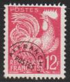 1954: France Y&T No. PR 111 obl. / Frankreich MiNr. 993 (m118)