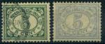 Pays Bas, Inde : n 134 et 135 oblitr anne 1922