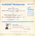 EP 45 RPM (7")  Claude Francois  "  Dis-lui  "