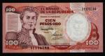 **   COLOMBIE     100  pesos oro   1991   p-426A    UNC   **
