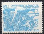 NICARAGUA N 1306 o Y&T 1983 Rforme agraire (Canne  sucre)