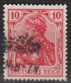 1905: Allemagne Empire Y&T No. 84 obl. / Dt.Reich MiNr. 86 I gest. (m395)
