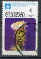 Timbre  CUBA   1978  Obl  N  2055    Y&T   Fleurs  Cactus