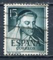 Timbre ESPAGNE 1953  Obl  N 834  Y&T   Personnages