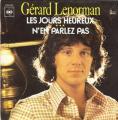 SP 45 RPM (7")  Grard Lenorman  "  Les jours heureux  "