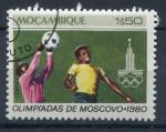 Timbre Rpublique du MOZAMBIQUE 1980  Obl  N 760  Y&T  JO 1980