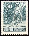 AS13 - Anne 1953 - Yvert n 62 -  Esprit d'Indonsie