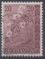 Liechtenstein : n 320 oblitr anne 1957
