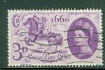 Royaume Uni 1960 Y&T 355 oblitr Reine et cheval