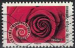 FRANCE 2014 Oblitr Used Stamp Dynamiques Rose Rouge Y&T 930