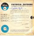 EP 45 RPM (7")  Patricia Patoune  "  Nol de France  "