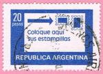 Argentina 1978.- Envios postales. Y&T 1144b. Scott 1201. Michel 1362y.