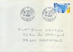 Enveloppe 1er jour FDC N°2639 Journée du timbre 1990 - Services financiers 