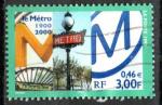 France Oblitr Yvert N3292 Mtro parisien 1999