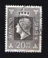 NORVEGE Oblitration ronde Used Stamp Roi King OLAV V 20 KR