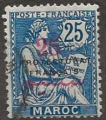 MAROC 1914-21 Y.T N°44 obli cote 0.75€ Y.T 2022   